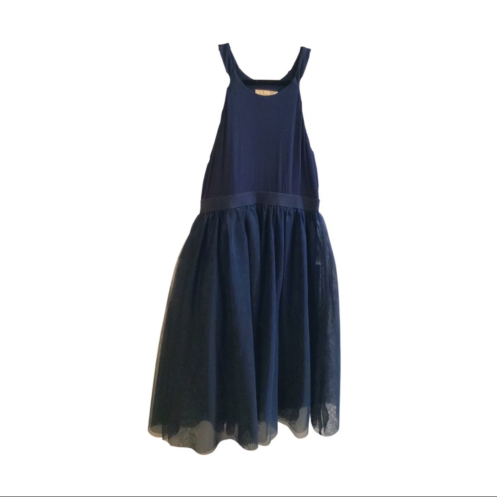 Hope and Harlow navy tulle dress